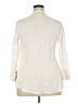 Zara Basic Ivory 3/4 Sleeve Button-Down Shirt Size XXL - photo 2