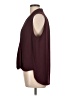 Three Eighty Two 100% Polyester Burgundy Sleeveless Blouse Size L - photo 5