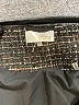 Ecru 100% Polyester Tweed Black Jacket Size L - photo 6