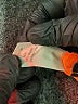 Lezat Color Block Orange Jumpsuit Size L - photo 5