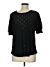 Kim & Cami Black Short Sleeve Blouse Size M - photo 1