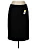 Jones Studio Solid Black Casual Skirt Size 12 - photo 1