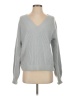 Tory Burch Solid Gray Wool Pullover Sweater Size S - photo 1