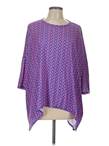The ZigZag Stripe 3/4 Sleeve Blouse (view 1)