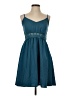 Unbranded Solid Teal Casual Dress Size XS (estimated) - photo 1