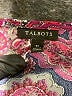 Talbots 100% Polyester Paisley Burgundy 3/4 Sleeve Blouse Size M - photo 7