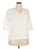 Unbranded Ivory 3/4 Sleeve Top Size 2X (estimated) - photo 1
