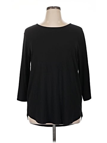 Joan Vass 3/4 Sleeve T-Shirt (view 1)