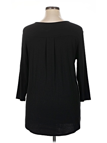 Joan Vass 3/4 Sleeve T-Shirt (view 2)