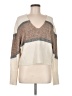 Veronica Beard Color Block Tan Pullover Sweater Size M - photo 1