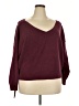 Hollister Burgundy Pullover Sweater Size XXL (estimated) - photo 1