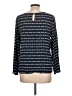 Gap Outlet Blue Long Sleeve Blouse Size L - photo 2
