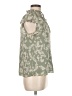 1.State 100% Polyester Green Sleeveless Blouse Size M - photo 4