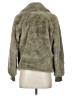 Express 100% Polyester Green Faux Fur Jacket Size XS - photo 2
