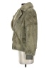 Express 100% Polyester Green Faux Fur Jacket Size XS - photo 5