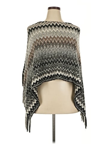 White Mark Poncho (view 1)