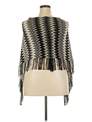 White Mark Poncho (view 2)