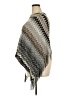 White Mark Chevron-herringbone Gray Poncho Size 2X (estimated) - photo 5