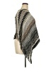 White Mark Chevron-herringbone Gray Poncho Size 2X (estimated) - photo 4
