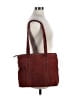 Levenger Solid Burgundy Orange Leather Tote One size - photo 2