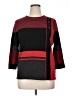 Allison Daley Color Block Red Pullover Sweater Size XL - photo 1