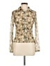 Shein Camo Tan Long Sleeve Blouse Size 8 - 10 - photo 1