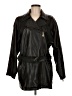 Andrew Marc Addition 100% Modacrylic Black Brown Jacket Size M - photo 1