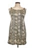 Esprit Animal Print Silver Cocktail Dress Size L - photo 1