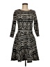 H&M Argyle Black Casual Dress Size M - photo 1