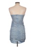 Forever 21 Metallic Blue Cocktail Dress Size L - photo 2