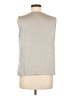 Shein 100% Polyester Silver Sleeveless Blouse Size M - photo 2