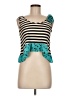 Miss Selfridge 100% Polyester Teal Sleeveless Top Size 8 - photo 1
