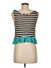 Miss Selfridge 100% Polyester Teal Sleeveless Top Size 8 - photo 2