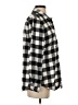 Steve Madden Checkered-gingham Black Long Sleeve Button-Down Shirt Size S - photo 4