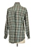 Unbranded 100% Polyester Plaid Green Long Sleeve Blouse Size S - photo 2