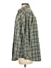Unbranded 100% Polyester Plaid Green Long Sleeve Blouse Size S - photo 5