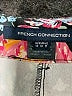 French Connection 100% Polyester Paisley Black Casual Pants Size 8 - photo 3