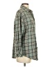 Unbranded 100% Polyester Plaid Green Long Sleeve Blouse Size S - photo 4