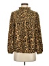 J.Crew Animal Print Gold Long Sleeve Blouse Size S - photo 1