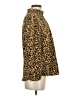 J.Crew Animal Print Gold Long Sleeve Blouse Size S - photo 4