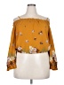 Zenobia Yellow Long Sleeve Blouse Size 2X - photo 1