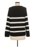 H&M 100% Acrylic Stripes Black Pullover Sweater Size M - photo 2