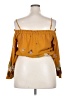 Zenobia Yellow Long Sleeve Blouse Size 2X - photo 2