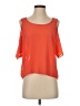 Wet Seal 100% Polyester Orange Short Sleeve Top Size XS - photo 1