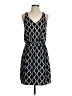 Unbranded 100% Polyester Argyle Blue Casual Dress Size S (estimated) - photo 1