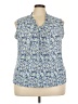 Talbots Outlet 100% Polyester Blue Tank Top Size 3X - photo 1