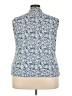 Talbots Outlet 100% Polyester Blue Tank Top Size 3X - photo 2