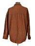 Unbranded 100% Polyester Brown Long Sleeve Blouse Size L - photo 2