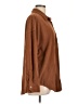Unbranded 100% Polyester Brown Long Sleeve Blouse Size L - photo 4