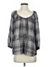 Joie 100% Silk Gray 3/4 Sleeve Silk Top Size S - photo 1